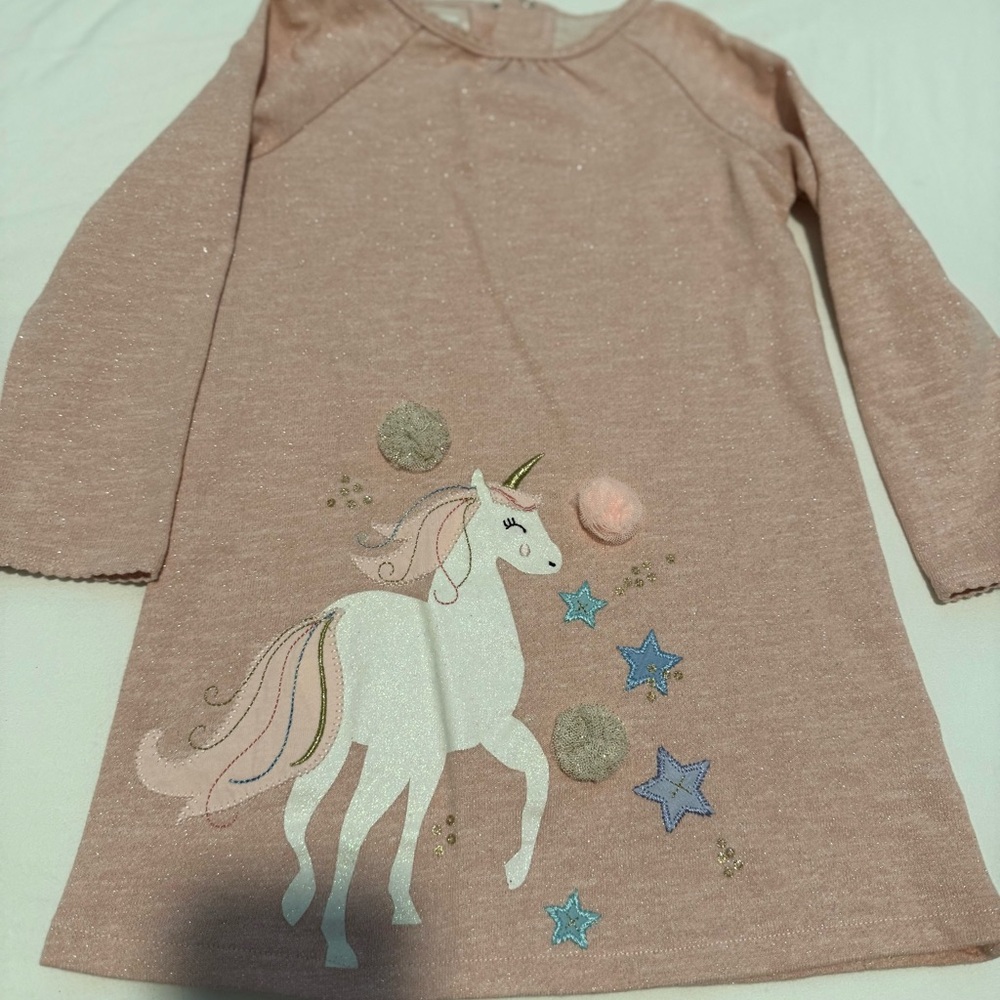 Mud Pie Sparkling Pink Dress
